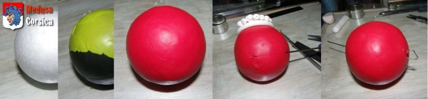 tutoriel de noël première étape, formation de la boule