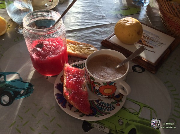 Confiture de pamplemousse jaune et de baies de myrte