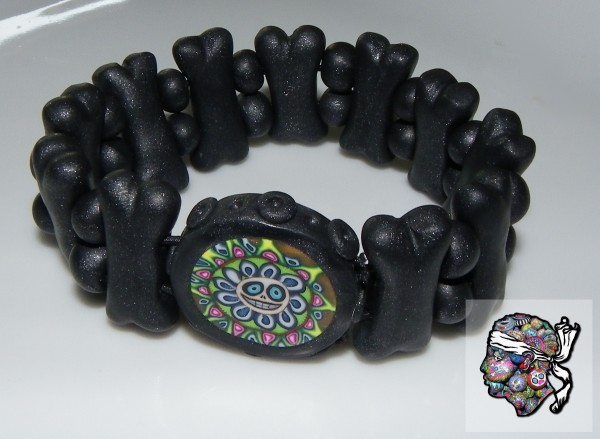 bracelet "nonos" noir