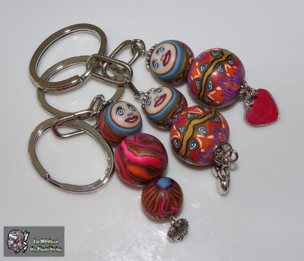 Porte clefs chenilles dodues