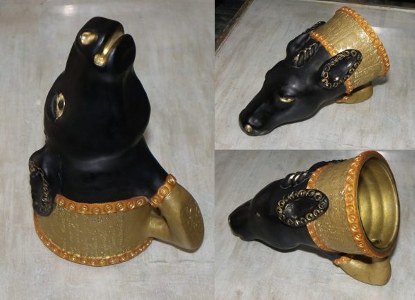 Rhyton tête de cheval 3 vues