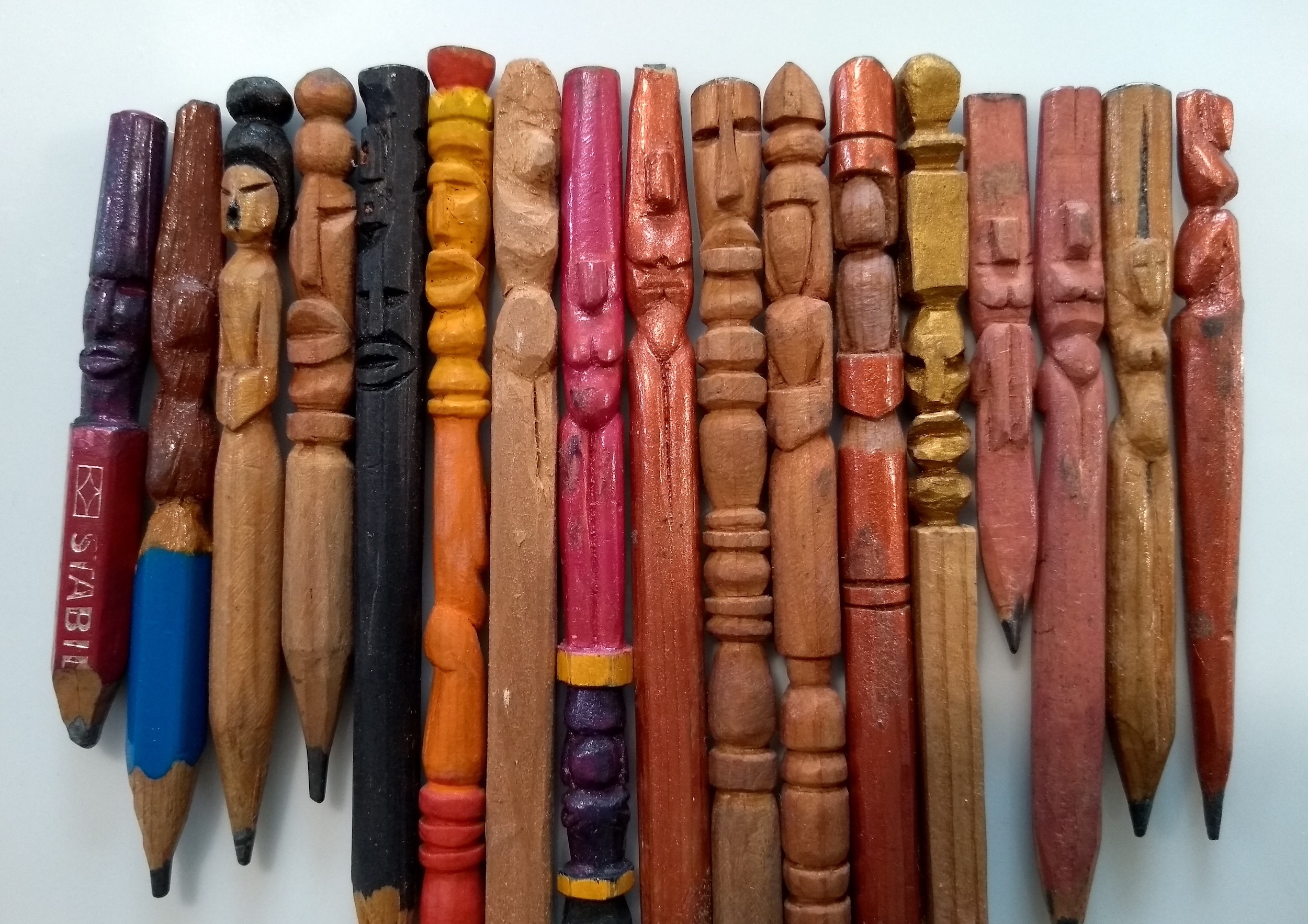 Taille crayon, les minis sculptures